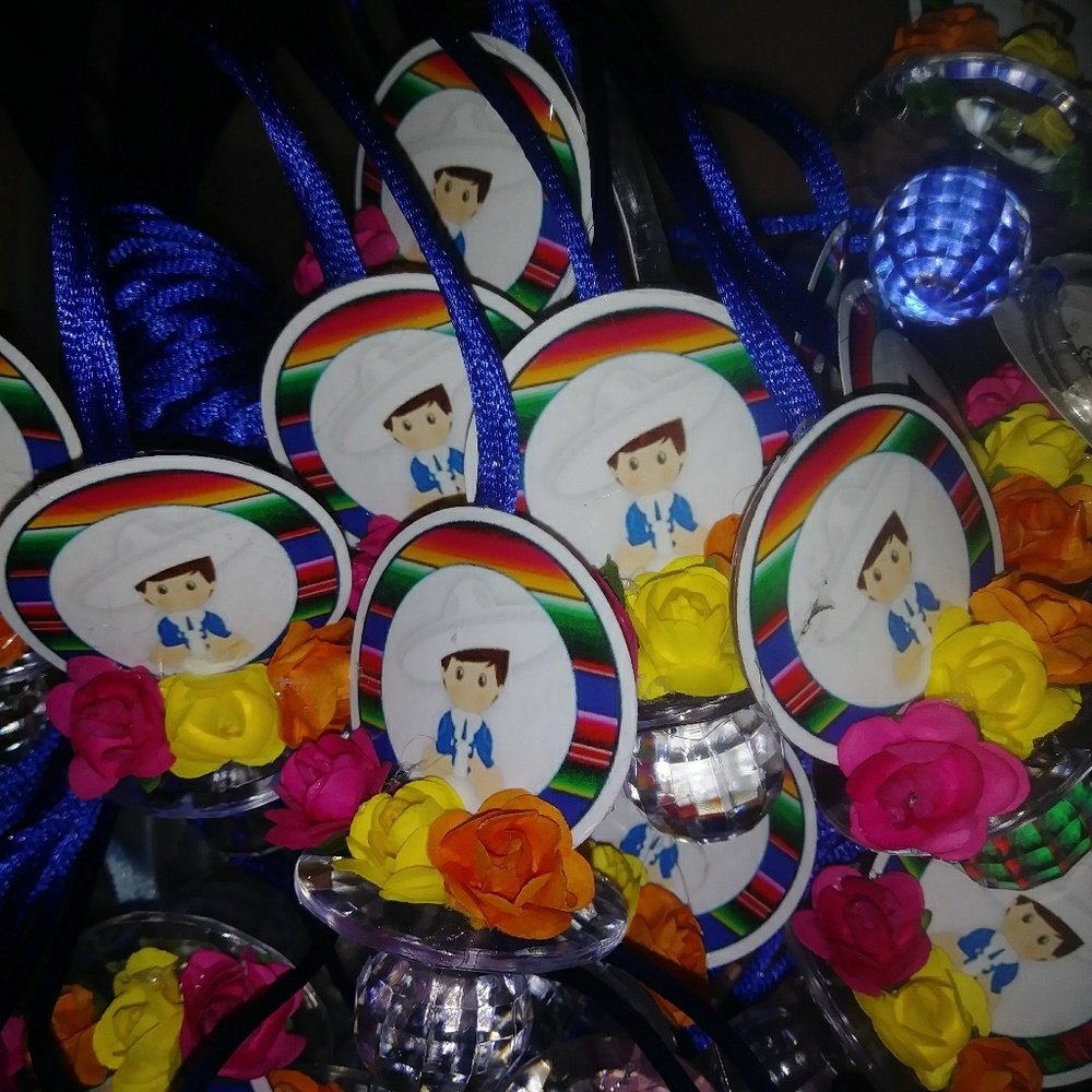 12 Fiesta Mexicana Baby Shower Pacifiers